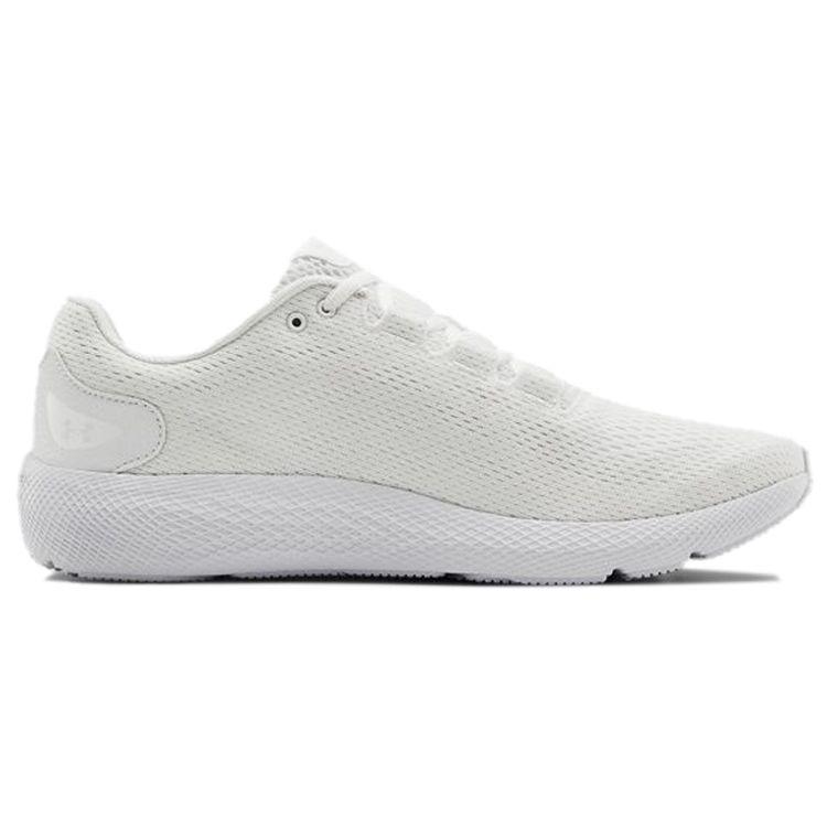 Under Armour Charged Pursuit 2 Triple White Unisex Sneakers 3022594-101