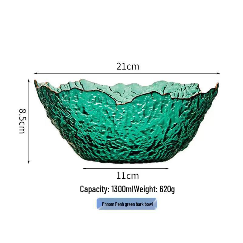 Набор стеклянных салатниц для фруктов ZISIZ