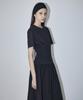 Enor Smoking Top Layered One-Piece - Black