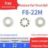 Compact Flat Thrust Ball Bearing: F6-12M, F8-14M, F8-16M, F10-18M, F10-20M.