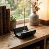 Minimalist Cement Incense Holder Sturdy Incense Burner Incense Base Aromatherapy Base Indoor Use