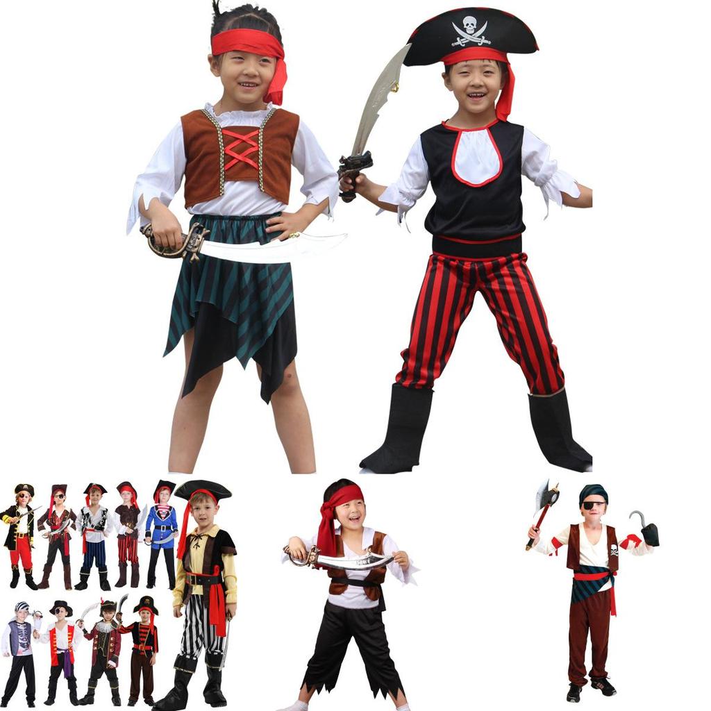 Premium Quality Pirate Costume For Children Perfect For Halloween Parties And Cosplay