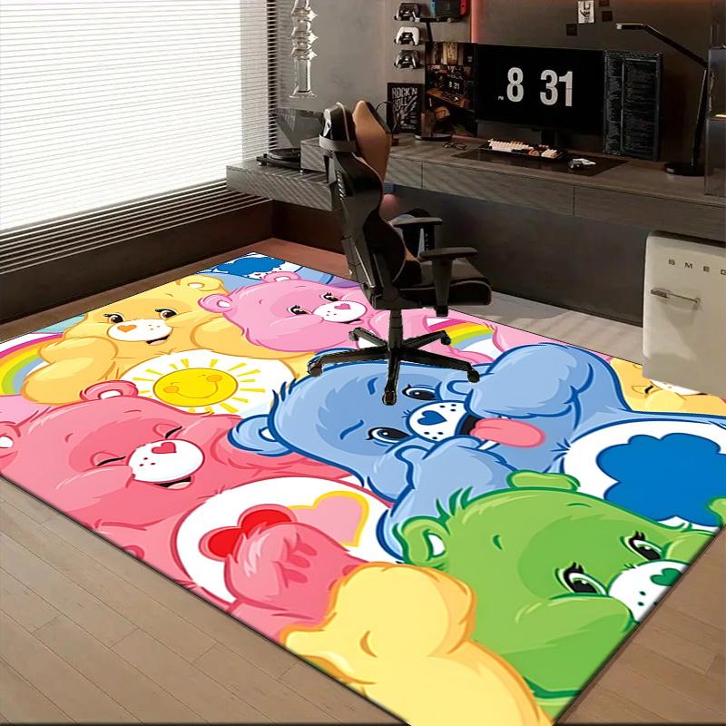 1PC Love Bears Rug for Livingroom,Bedroom, Palyroom, Chair Rug, Area Rug, Game Carpet, Large Size Rug Fan Christmas Gift
