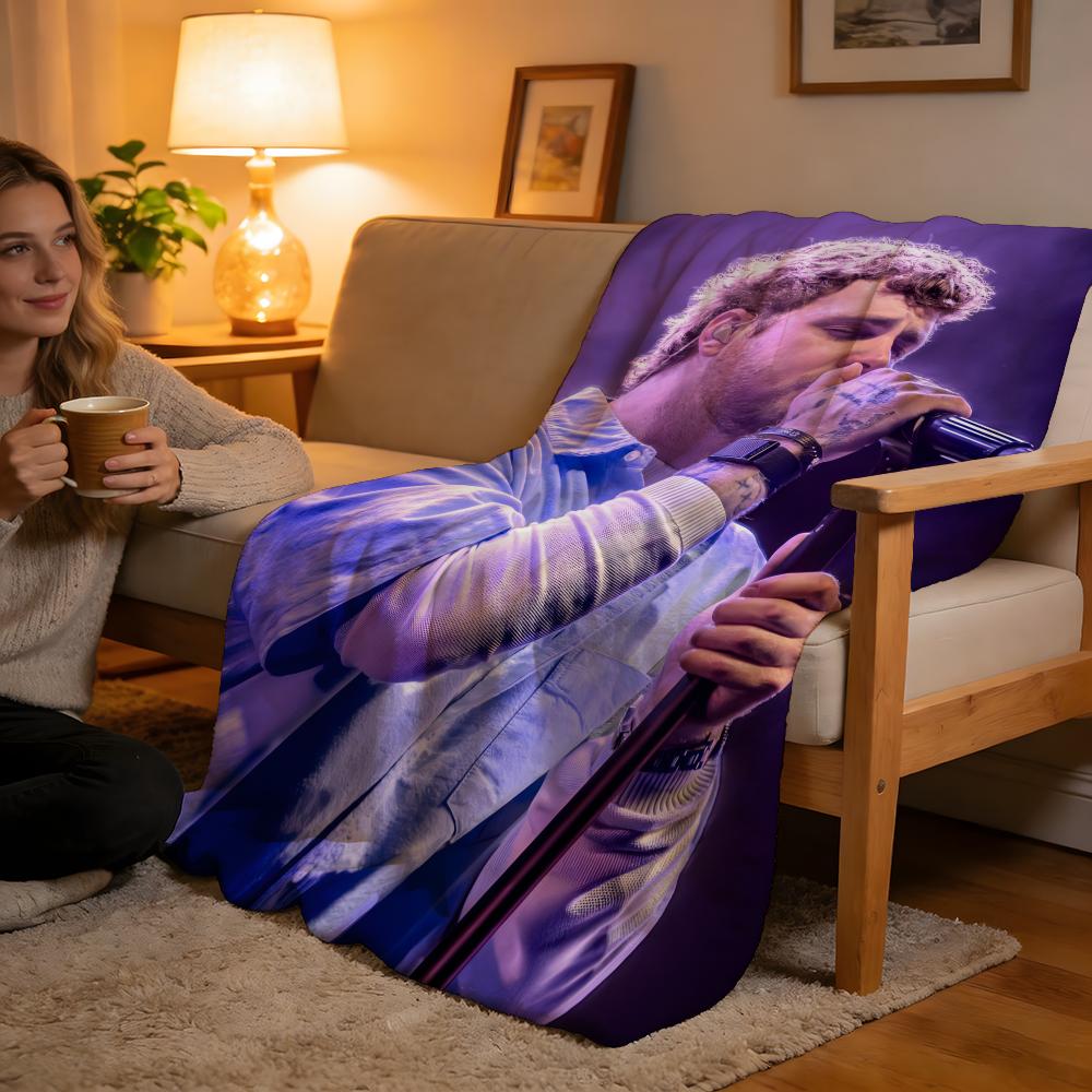 Manta de Felpa Corta de Alta Densidad Para Sofá Siesta Habitación con Aire Acondicionado Suave Agradable para la Piel A-Alex Warren Y Álbum Ordinario