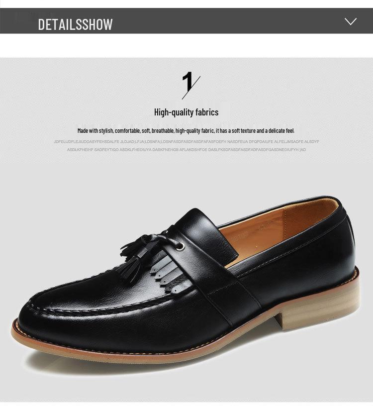 Spring Men's New Arrival: Stylish Korean Trendy Casual & Business Formal Leather Pointed Toe Shoes