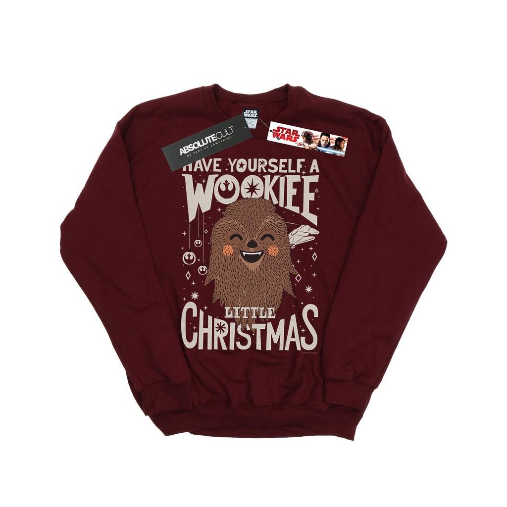 STAR WARS Mädchen Wookiee Kleines Weihnachtssweatshirt