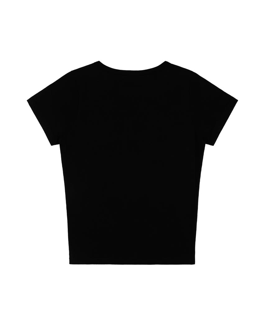 FANCY CLUB Fy Leopard Tee (Black) F25Qb100