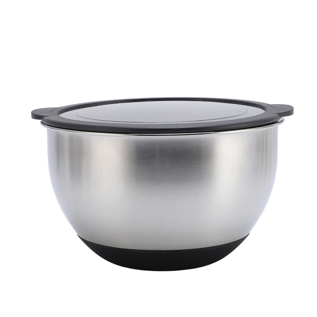 3PCS Mixing Bowls with Lids 3PCS Graters Stainless Steel Salad Bowl Set for Kitchen Baking and Food Storage