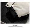 Men's Hooded Down Jacket, New Winter 2025 Color Block, Warm Thickened Workwear with Stand Collar