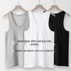 Men's 100% Cotton Sleeveless Racerback Tank Top for Summer Fitness
