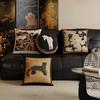 Nordic Vintage Series 45X45Cm Pillows Case Living Room Sofa High-End Decoration Balcony Bay Window Office Seat Back Cushion