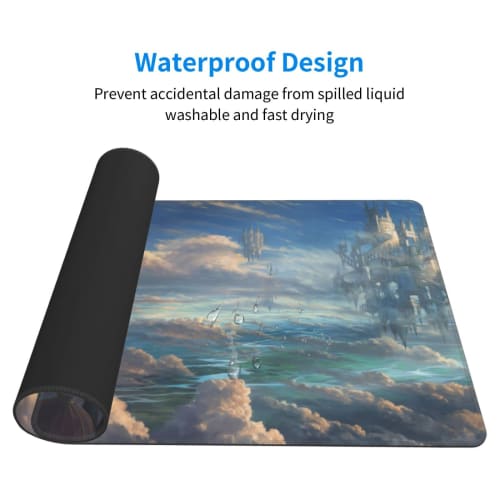 MTG Playmat, TCG Playmat, Board Game Playmat, Trading Card Game Playmat, Desk Mat, Pad, Hand-Painted Original Art, Stitched Edge (35x60cm) (2)