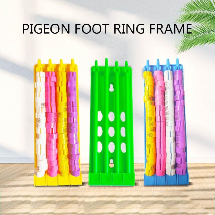 Racing for Pigeon Supplier Foot Place Pigeons Leg Ring Holder Plastic Bands Rack