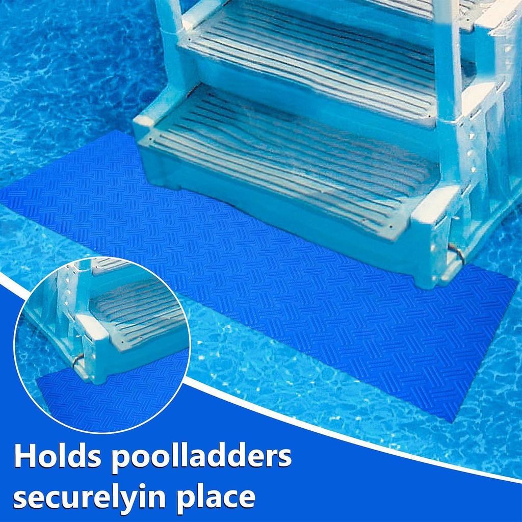 Swimming Pool Ladder Mat 23x60cm Pool Anti-slip Rubber Pool Step Pad Protective Safety Liner Bathroom Entrance Non-slip Door Mat
