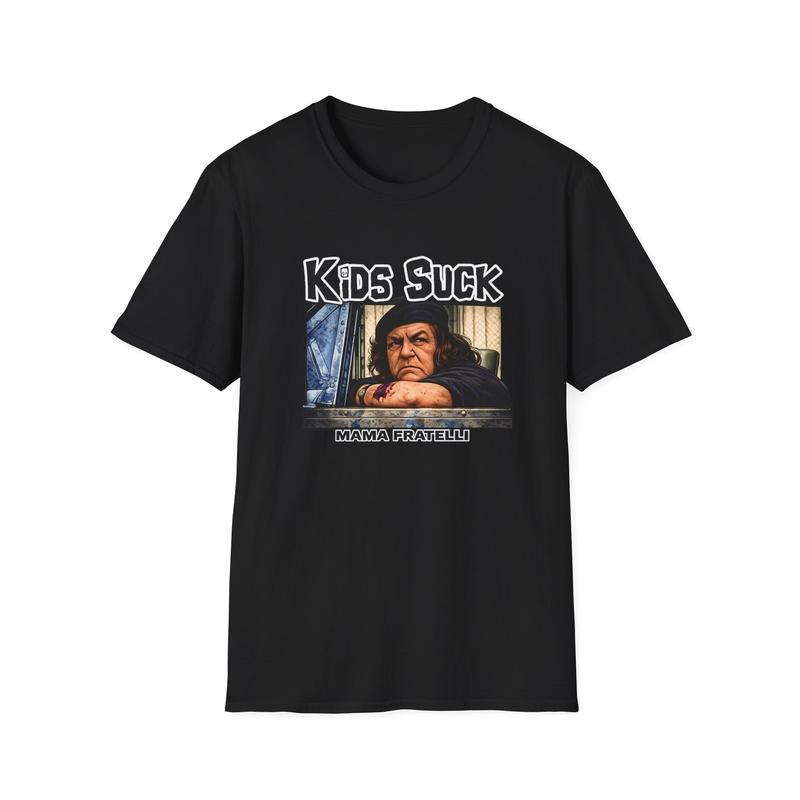 Kids Suck Mama Fratelli Unisex T-Shirt|the Goonies Funny 80s Movie Quote M