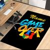 Custom Name Game Controller Printed Carpet, for Office Chair Living Room Bedroom Kitchen Room Decor Gifts.