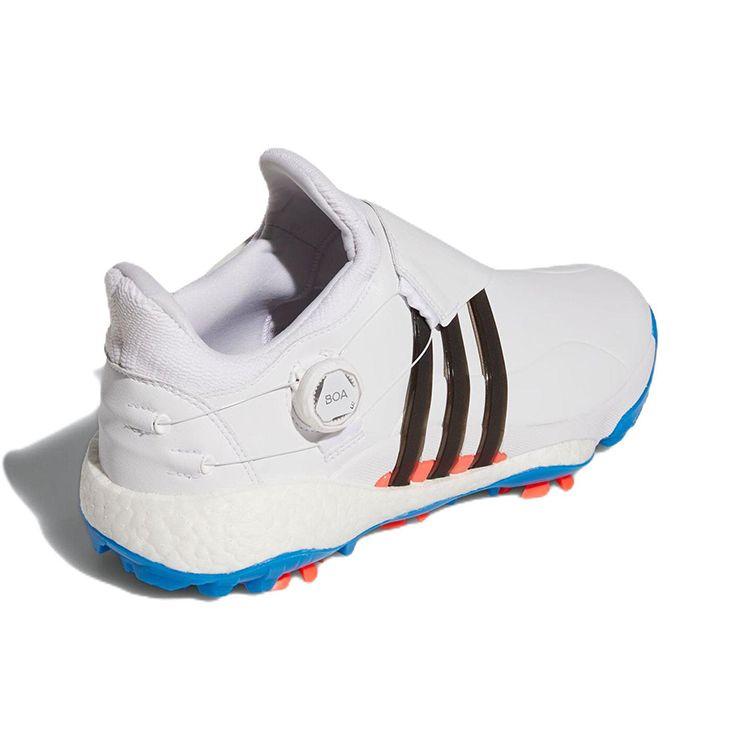 Adidas Tour360 22 Boa Leather Slip-Resistant Durable Support Low Top Golf Shoes Men Golf Shoes White Black Blue GY5336