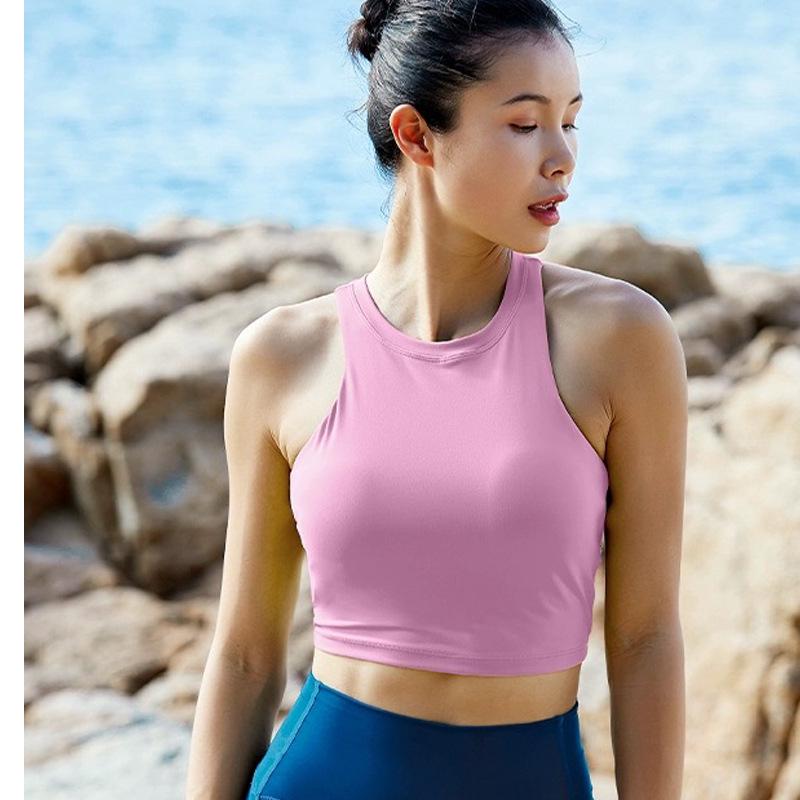 Women's High-Intensity Support Sports Tank with Beautiful Back - High Elasticity for Fitness, Running, Yoga