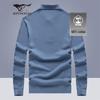SEPTWOLVES Men's Long-Sleeve Cotton Polo Shirt