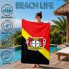 Bayer Football Club Printed Microfiber Beach Towel, Soft And Absorbent, Quick-Dry, Ideal for Summer Travel, Beach Essential, Swimming Pool