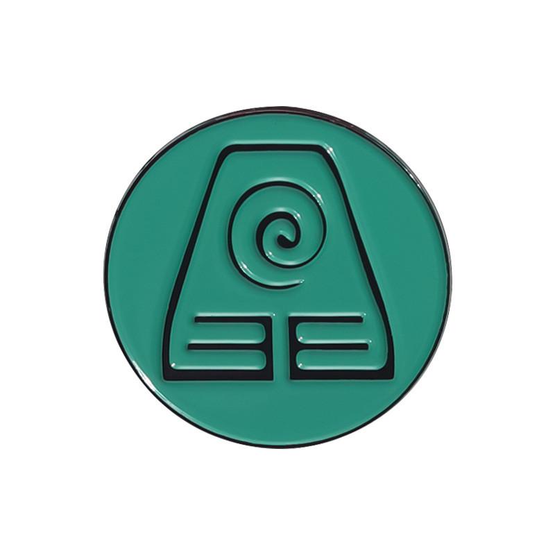 

Colorful Geometric Round Elemental Badge Brooch Cartoon Style For Unique Accessories QHXZ2049