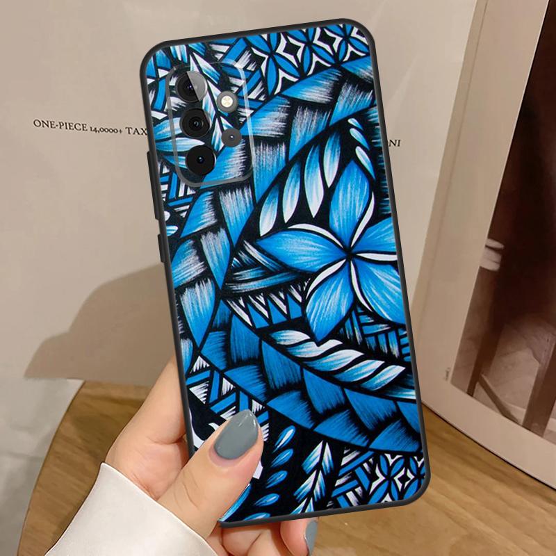 Maori Polynesian Samoan Tribal Funda For Samsung Galaxy A15 A25 A35 A55 A52 A32 A12 A14 A34 A54 A51 A71 A53 A13 A33 Case