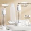 Transparent Vacuum Press Pump Bottles Reusable Empty Bottle Kit Lotion Spray Bottle  Toiletries
