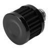 13mm/0.5in Mini Air Intake Filter Vent Crankcase Breather Universal Car Accessory Noire