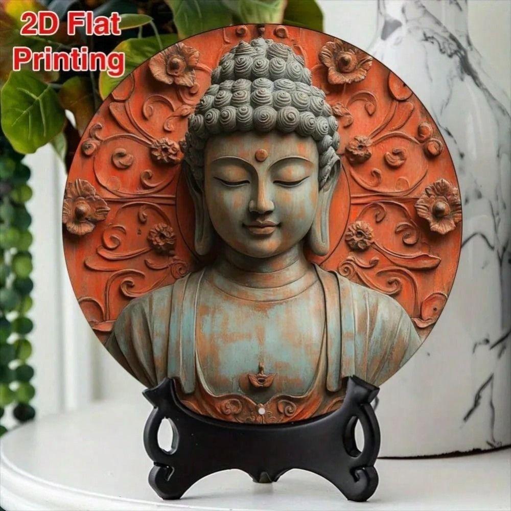 Handmade Metal Tin Plate Wall Art Home Decor 20x20cm