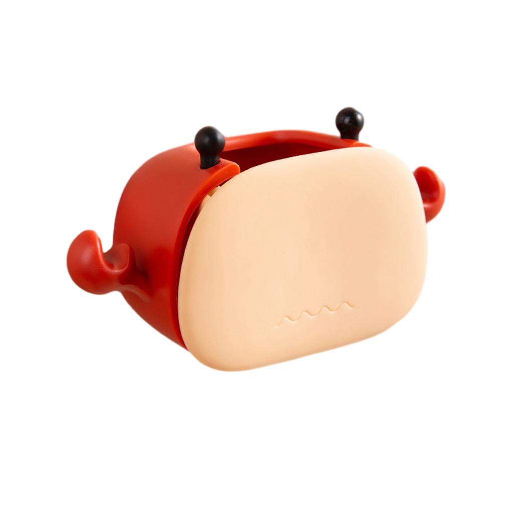 Cartoon Punch-Free Crab-Shaped Mop Clip Durable Non-marking Mop Holder For Bathroom