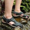 New Man's Shoes Genuine Leather Men Sandals Summer Men's Shoes Outdoor Water Shoes Leather Sandals For Men