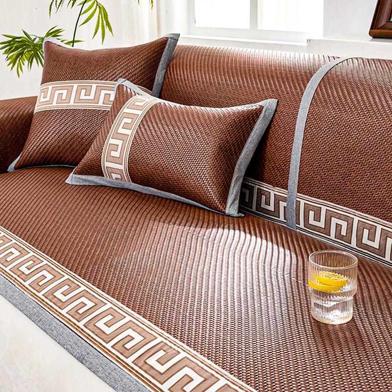 

Sofa Cushion Summer Non-Slip Rattan Mat Mat Cushion Cold Cushion Sofa Cover Summer New Sofa Cover 70*70cm