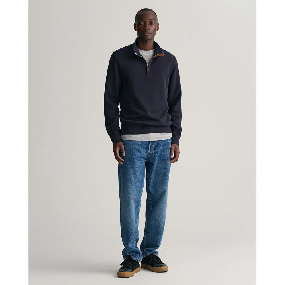 Gant Sacker Rib Half-zip Sweater
