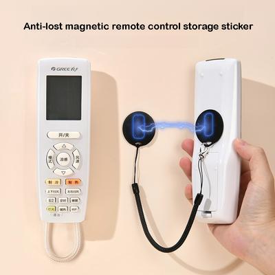 Spring Rope Remote Control Bracket, Anti-lost Remote Control Self-Adhesive Wall Mounted Storage Bracket, Household Goods Storage