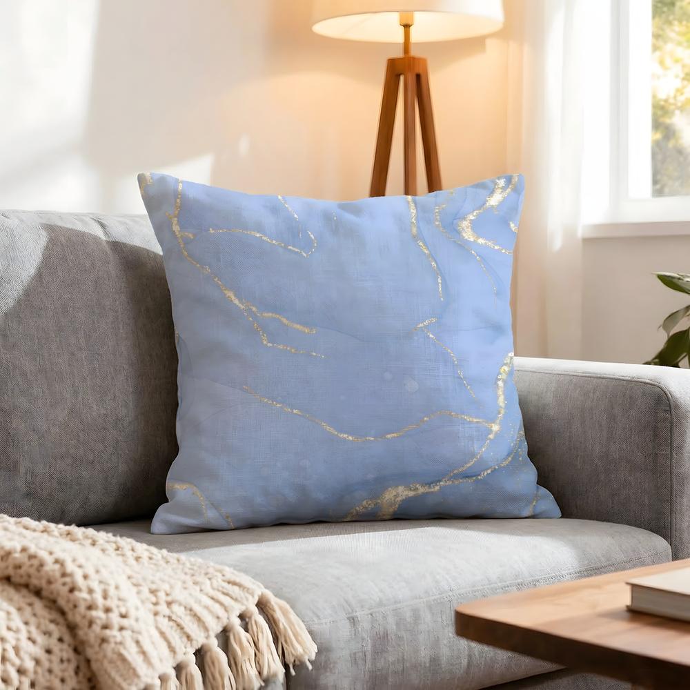 Pattern Simple White Marble Cushion Cover 1Pcs Decorative Covers Soft Cushion Case For Sofa Couch Decor 40X40 45X45 Pillowcases