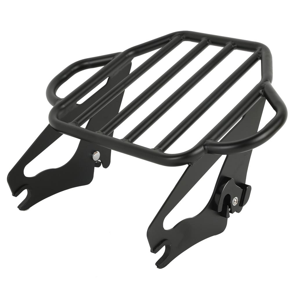 Motorcycle Two-Up Detachables Luggage Rack For Harley Touring Road King Street Glide Electra Glide 2009-2024