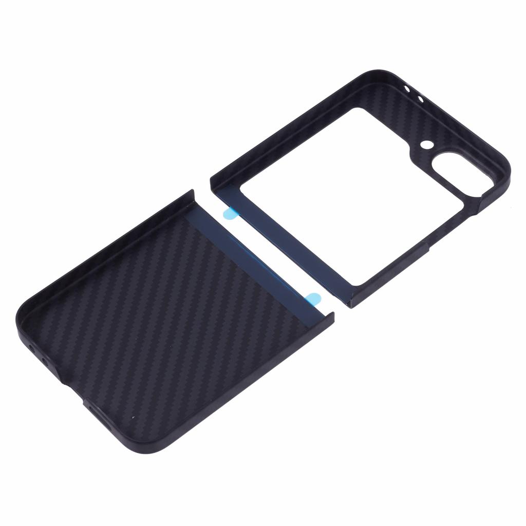 X-LEVEL Für Samsung Galaxy Z Flip6 5G Handyhülle Kohlefaser-Textur PC Handy-Rückseite