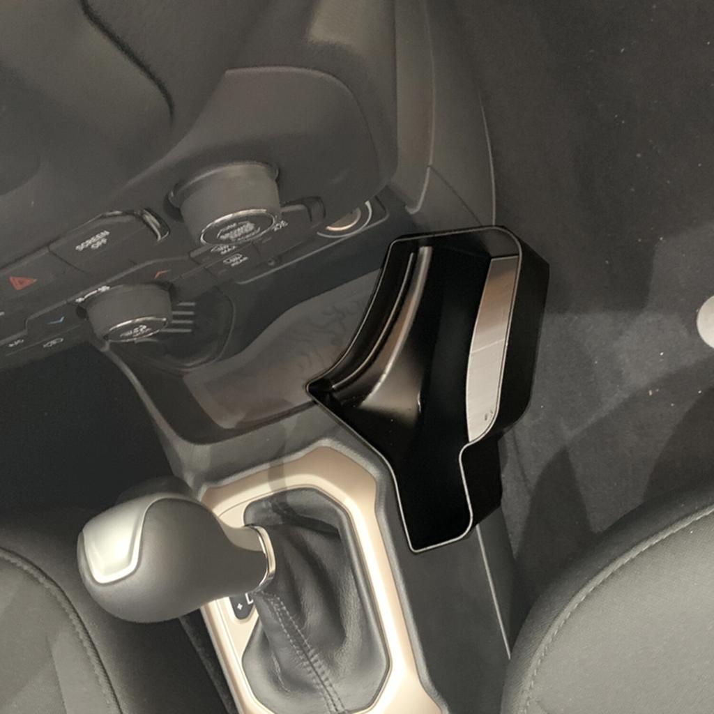 Center Gear Shift Storage Box Tray Organizer For Jeep Renegade 2015-2017 Black