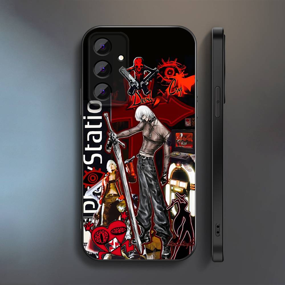 Dante D-Devil M-May Cry D-DMC2 Phone Case For Samsung S 25,24,23,22,30,21,10,9,Ultra,Plus,Lite,FE,4,5 G Soft Black Case