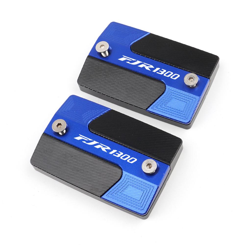 New Motorcycle Accessories For YAMAHA FJR1300 FJR 1300 2004-2014 CNC Aluminum Front Brake Fluid Fuel Reservoir Tank Cap