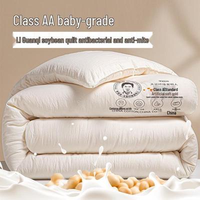 Klasse A Sojabohnenfaser-Steppdecke - Winter, Frühling/Herbst, Klimaanlage, Wohnheim, Verdickte Wärme, Mutter und Kind