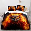 Animation Series 3D Digital Printing Three-Piece Bedding Kit Bed Sheet Quilt Cover
