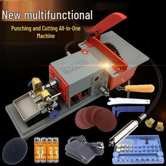 Pearl Punching Machine: Mini Jade Beads DIY Drill for Home & Craft Use