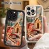 Phone Case: 2D Flat Design Suitable for iPhone 18 17 16 15 14 13 Pro Protective Case, Christmas Plush Little Train, Perfect Holiday Gift for Christmas
