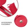 5M Roll Fiberglass Heat Shield Motorcycle Exhaust Thermal Tape Header Pipe Heat Wrap Tape Thermal Protection with Stainless Ties
