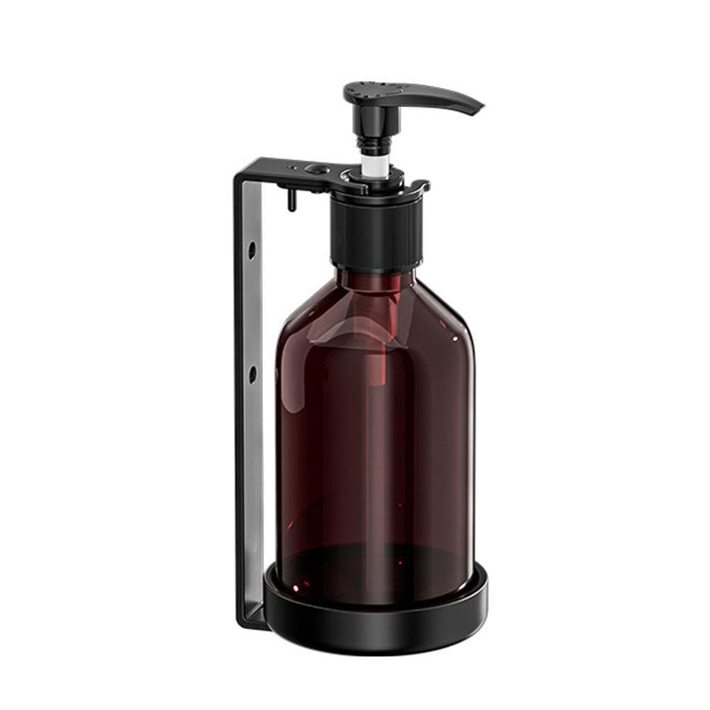 Shower Wall Mounted Dispenser for Shampoo Conditioner and Shower Gel with Refillable Bottles and Security Lock Mechanism