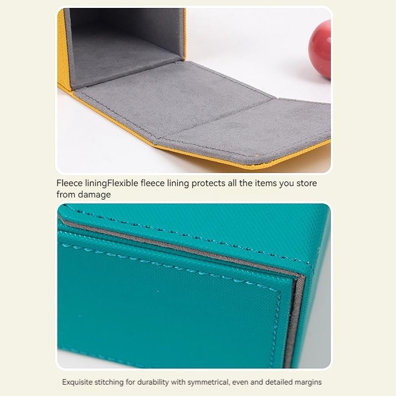 1 szt. Gra z magnetyczną pokrywką Wysokiej klasy Układana Stackowalna Wysokiej klasy PU Domowa Pionowa Imprezowa Wielokolorowa Płyta Tkaninowa Przenośna