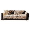 Luxury Leopard Print Sofa Cushion Autumn Winter 2025 New Thickened Anti Slip Straight Line Cushion For Winter Sofa Cover Fabric