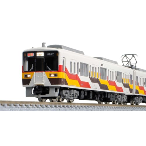 Greenmax N Gauge Odakyu 8000 Series Event Car Basic 6-Car Set with Power Unit, Model Train 50781