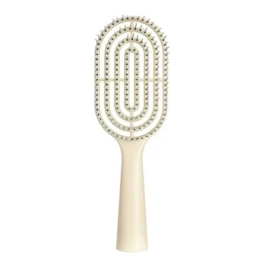 Vented Hair Brush Portable Anti-static Thin Thick Curly Long Wet Dry Hair Paddle Brush Scalp Massage Hair Styling Detangling Comb